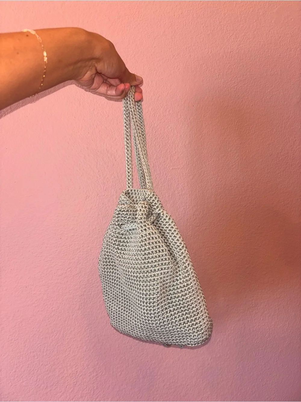 The Sak Mini Drawstring Backpack Sage Green - Picture 2 of 9